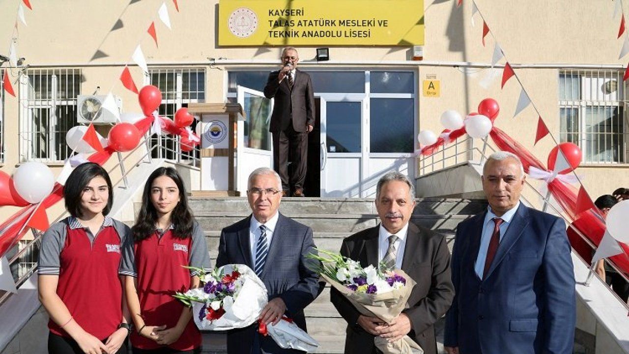 Kayseri Talas'ta yeni eğitim yılı heyecanı