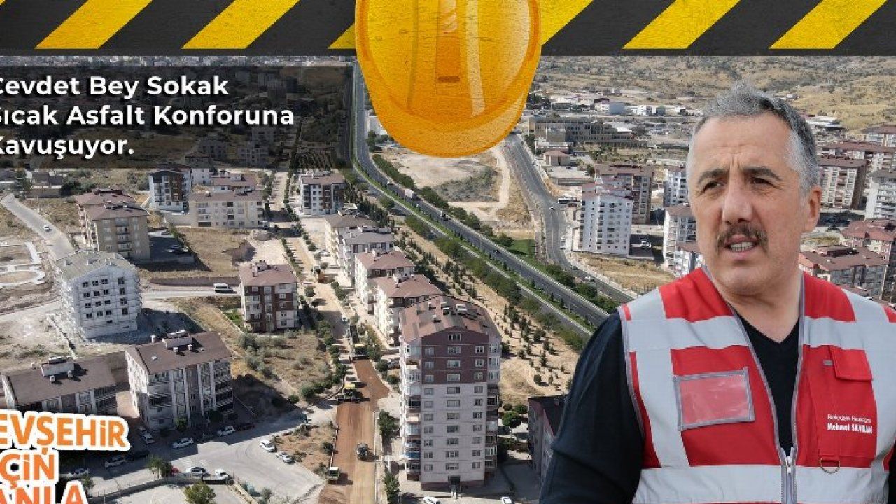 Nevşehir Belediyesi'nin üst yapı çalışması sürüyor