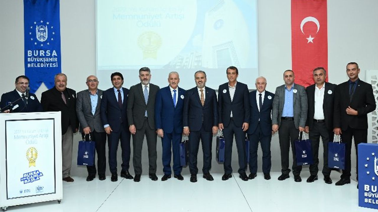 Bursa Büyükşehir'de personelin 'en'lerine ödül