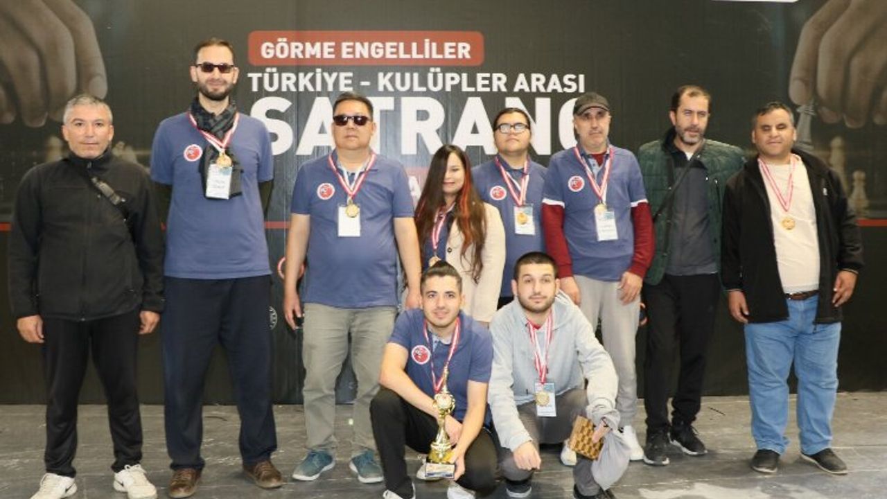 Görme Engelliler Satranç Şampiyonası Kocaeli’de düzenlendi