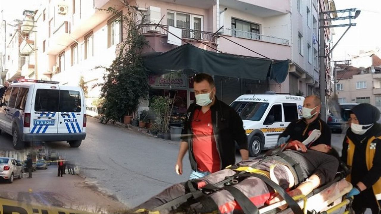 Bursa'da 4. kattan düşen genç adam ağır yaralandı