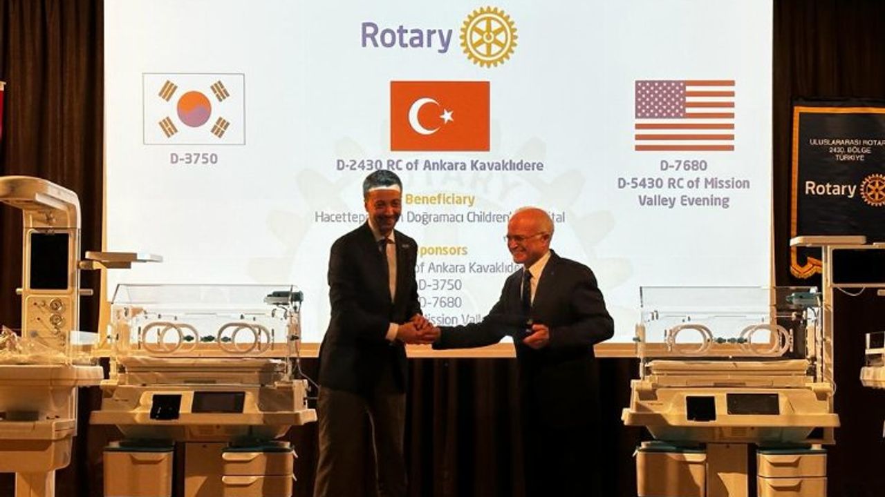 Rotary'den tıbbi cihaz bağışı