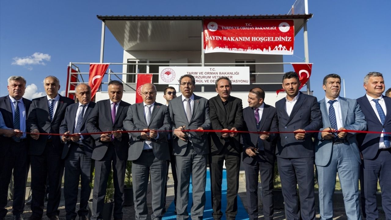 Erzurum'da "Veteriner Yol Kontrol Denetim İstasyonu" açıldı
