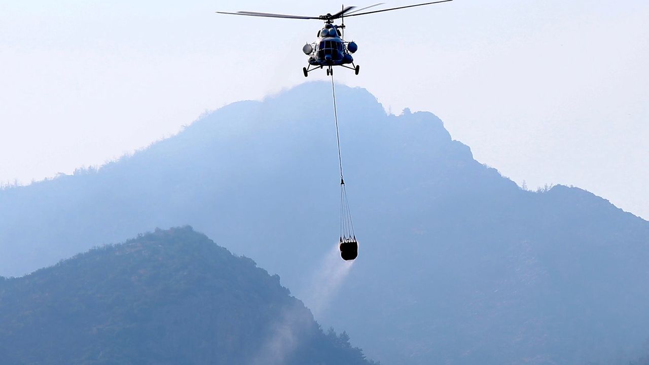 Düşen helikopterdeki bir personelin cesedine ulaşıldı
