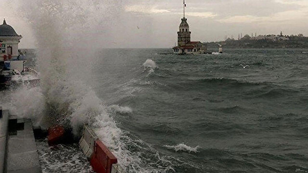 İstanbul için fırtına uyarısı