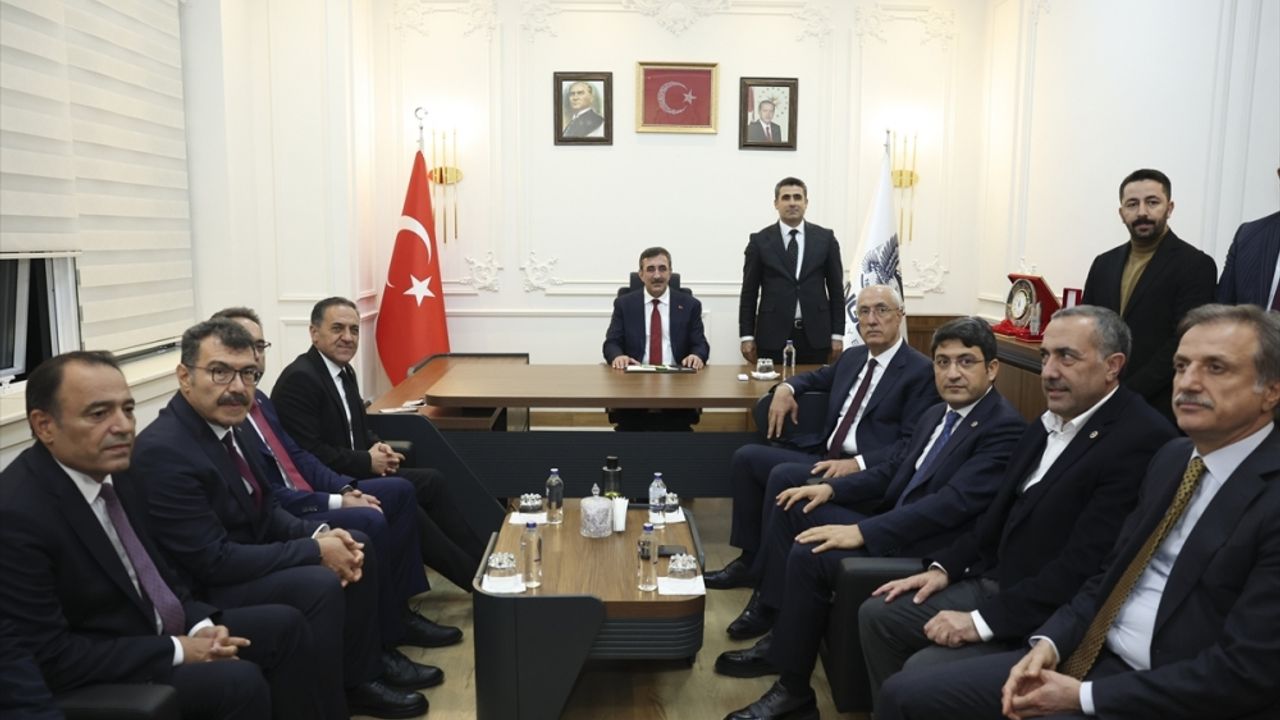 Cumhurbaşkanı Yardımcısı Yılmaz, AK Parti Bingöl İl Başkanlığı'nda konuştu: