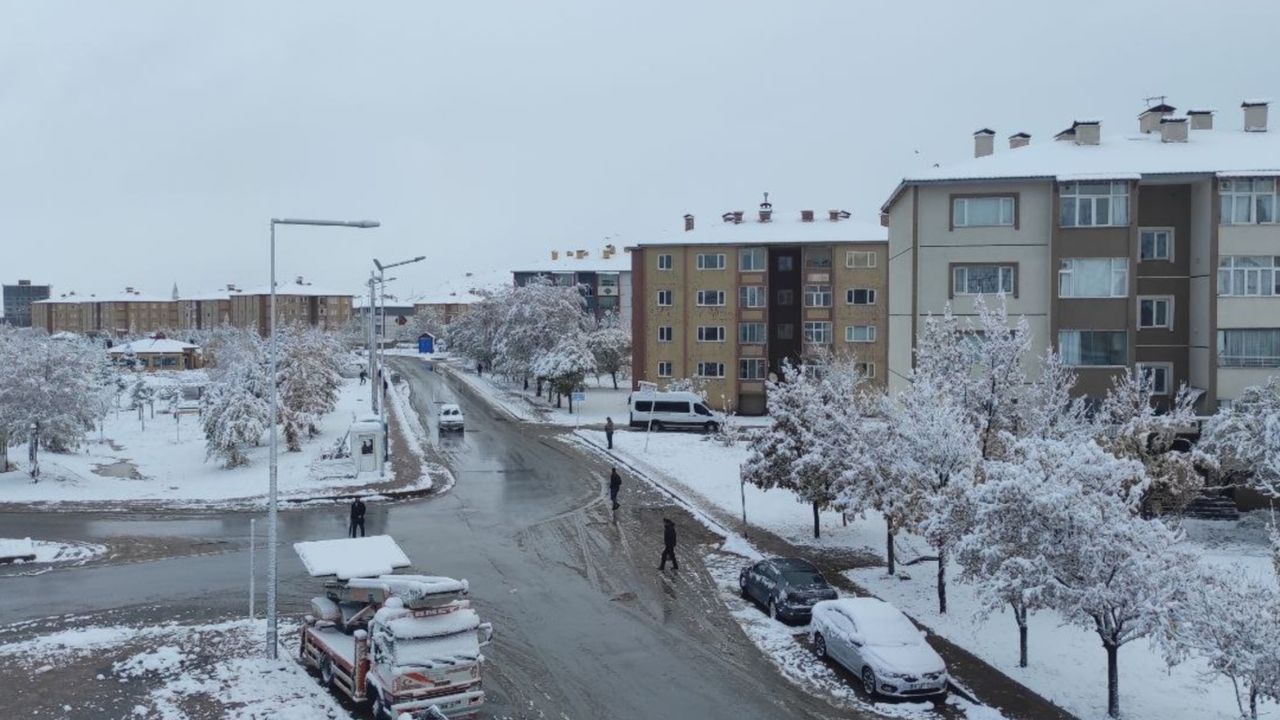 Bitlis merkez, ilçe ve bağlı köylerine mevsimin ilk karı düştü