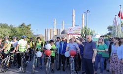 Mahmut Demirtaş Mardin'de kalbi için pedalladı
