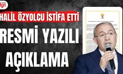 Halil Özyolcu istifa etti