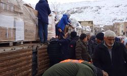 Bodrum'un yardımları depremzedelere dağıtılıyor