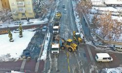 Malatya Büyükşehir'den karla mücadele