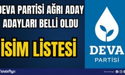 Ağrı'da DEVA Partisi'nde kimler aday adaylığı için başvurdu?
