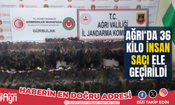 Ağrı'da 36 kilo insan saçı ele geçirildi