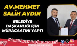 AV. Mehmet Salih AYDIN, Ağrı Belediye Başkanlığı İçin AK Parti'den Aday Adaylığını Açıkladı