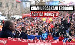 Cumhurbaşkanı Erdoğan Ağrı mitinginde 40 bin kişi var