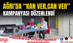 Ağrıda kan ver can ver kampanyası