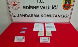 Edirne'de sahte belgelerle 3 kişi yakalandı