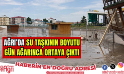 Ağrı'da selin boyutu gün ağarınca ortaya çıktı