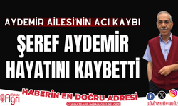 Aydemir ailesi'nin acı kaybı! Şeref aydemir hayatını kaybetti