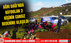 Ağrı Dağı'nda tipide kaybolan 2 kişinin cansız bedenine ulaşıldı