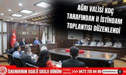 Ağrı Valisi Koç Tarafından İl İstihdam Mesleki Eğitim Kurulu Toplantısı Düzenlendi