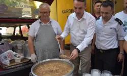 Şehit Aileleri Ve Gaziler Derneğinden aşure  hayrı