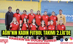 Ağrı'nın kadın futbol takımı 2. Lig'de