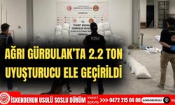 Ağrı Gürbulak'ta 2.2 Ton Uyuşturucu Ele Geçirildi