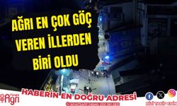 Ağrı En Çok Göç Veren 22. İl Oldu