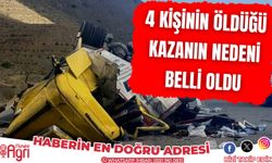 4 Kişinin Öldüğü Kazanın Nedeni Belli Oldu