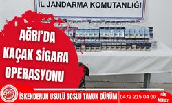 Ağrı'da Kaçak Sigara Operasyonu