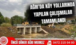 Ağrı'da Köy Yollarında Yapılan Çalışmalar Tamamlandı