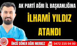 AK Parti Ağrı il başkanlığında İlhamı yıldız atandı