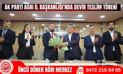 AK Parti ağrı il başkanlığı’nda devir teslim töreni