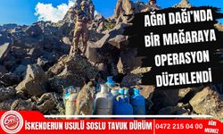 Ağrı Dağı'nda Bir Mağaraya Operasyon Düzenlendi