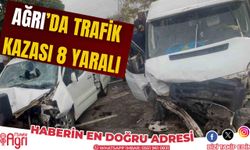 Ağrı'da Trafik Kazası; 8 Yaralı