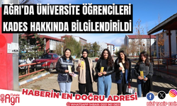 Ağrı’da üniversite öğrencileri kades hakkında bilgilendirildi