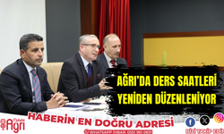 Ağrı'da öğrencilerin ders saatleri yeniden düzenleniyor