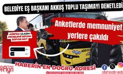 Ağrıda Toplu Taşıma Araçlarına Denetim