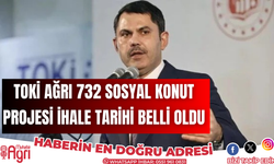 TOKİ Ağrı sosyal konut projesi ihale tarihi belli oldu