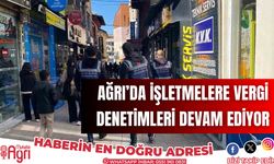 Ağrı’da işletmelere yönelik vergi denetimleri devam ediyor