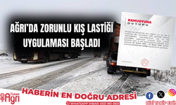 Ağrı'da Zorunlu Kış Lastiği Uygulaması Başladı