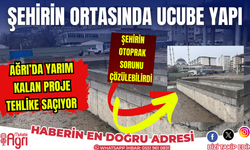 Ağrı'da yarım bırakılan proje tehlike saçıyor