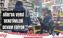 Ağrı’da vergi denetimleri devam ediyor