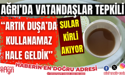 Ağrı’da sular sarı akmaya devam ediyor