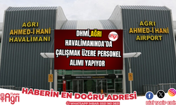 Ağrı havalimanı'na personel alımı yapılacak