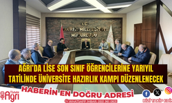 Ağrı'da lise son sınıf öğrencileri için yarıyıl tatilinde üniversite hazırlık kampı düzenlenecek