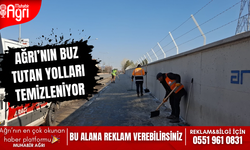 Ağrı’nın buz tutan yolları temizleniyor