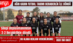 Ağrı'nın kadın futbol takımı beraberlikle döndü