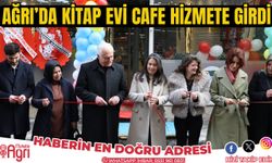 Ağrı'da Kitap evi Kafe hizmete girdi